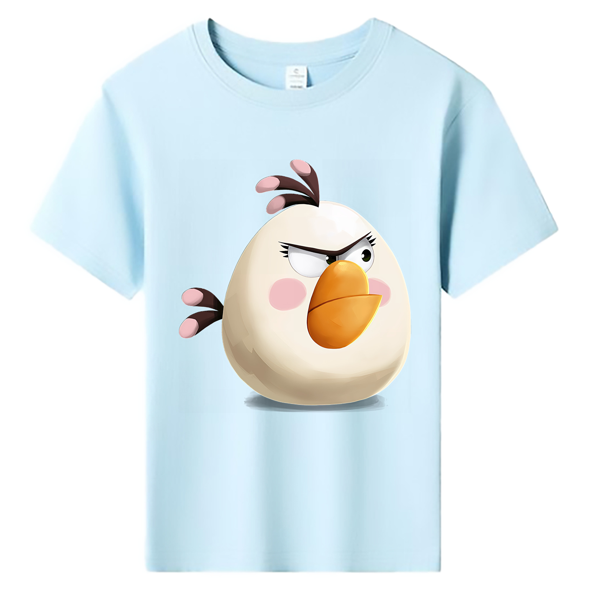 （画像用） Angry Birds アングリーバード 綿100％キッズTシャツ（フロントプリント）